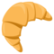 Croissant emoji on Emojione